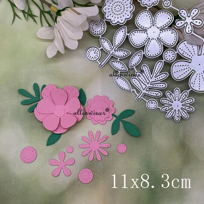 Flowers and leaves Series Metal Cutting Dies for DIY Scrapbooking Album Paper Cards Decorative Crafts Embossing Die Cuts