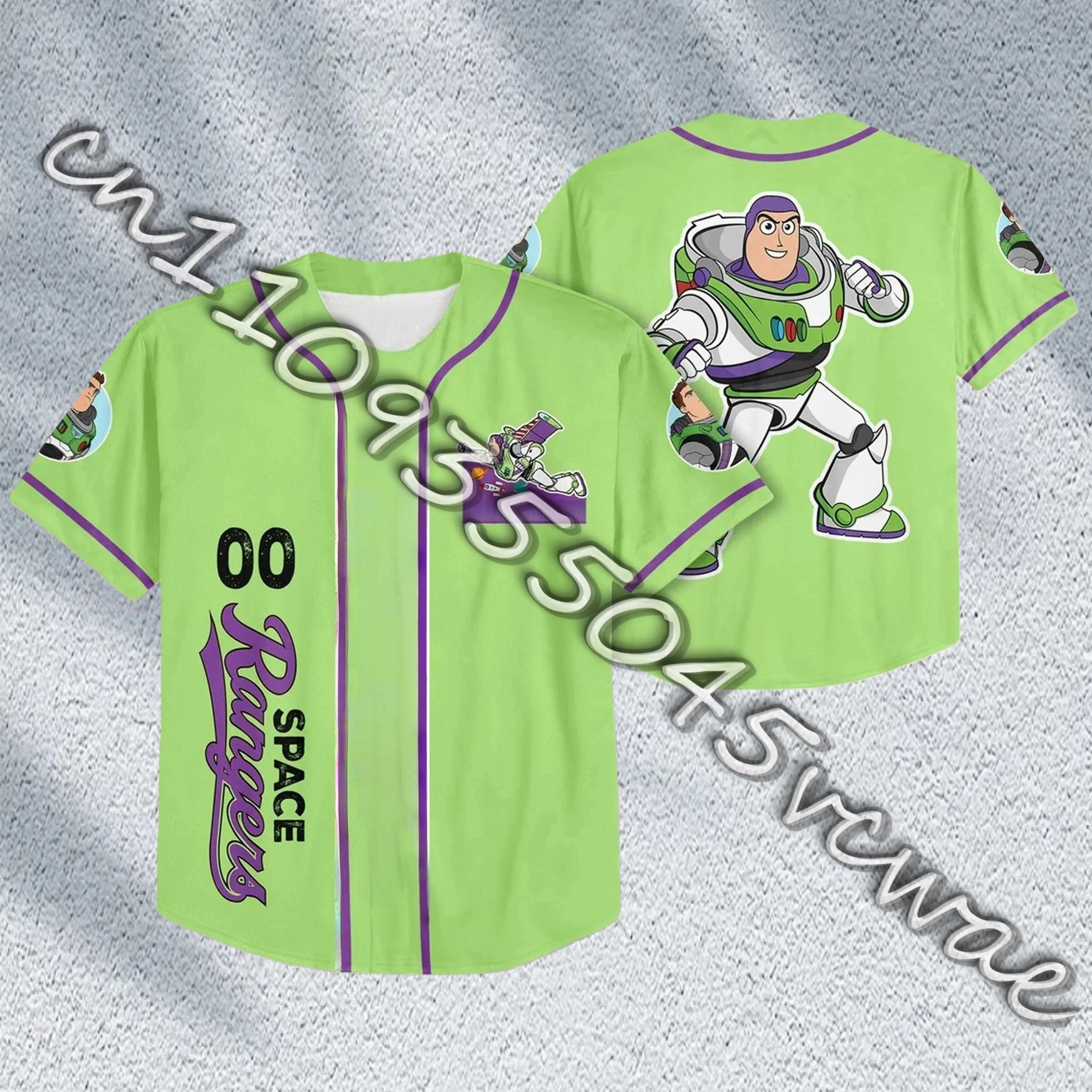 

Хит продаж 2026: Футболки с пуговицами «История игрушек» и бейсбольной символикой Disney, персонализированные, для мужчин и женщин, подарки для детей и взрослых