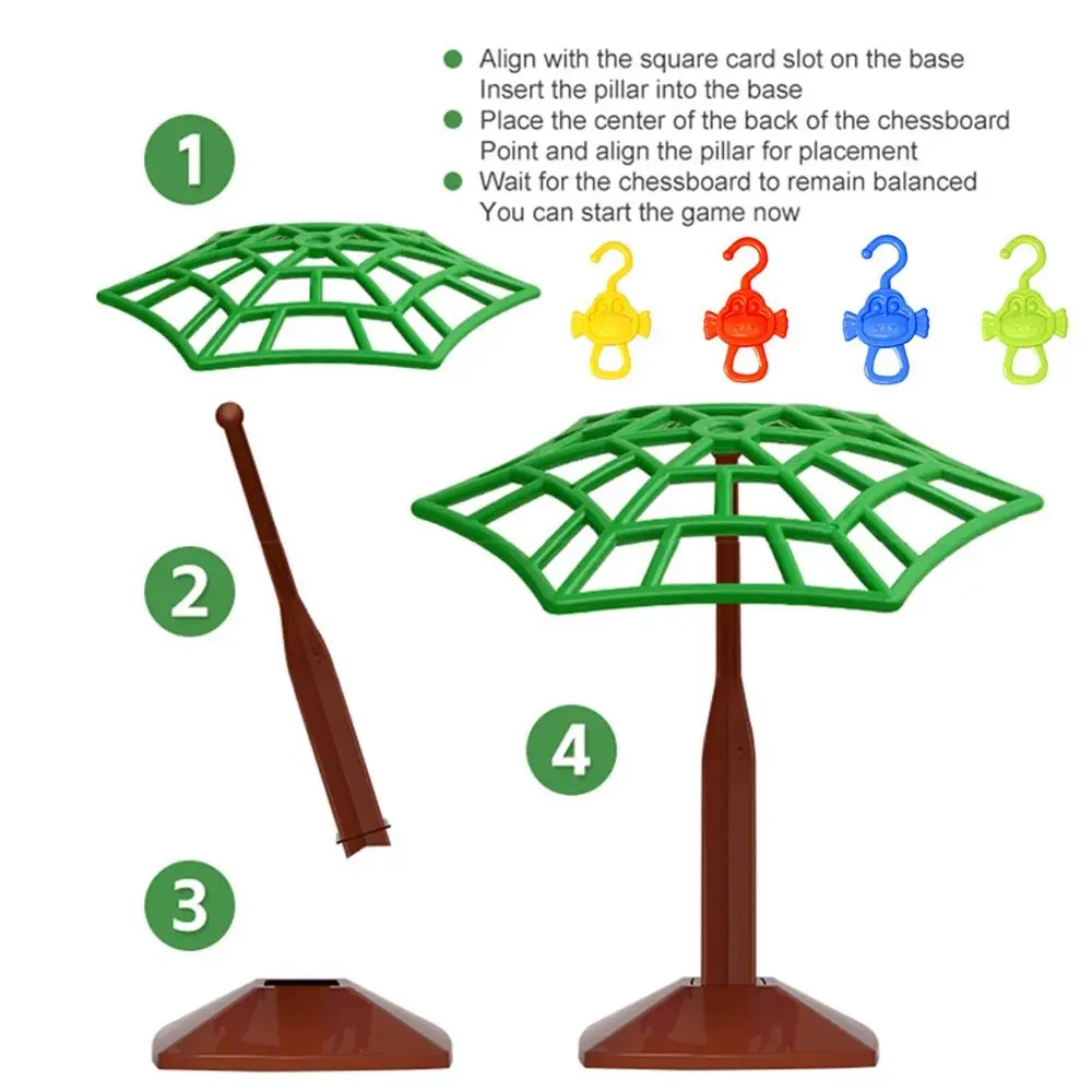 متعة شنقا القرد التوازن لعبة سطح المكتب لعبة التوازن لعبة لعبة تعلم مونتيسوري