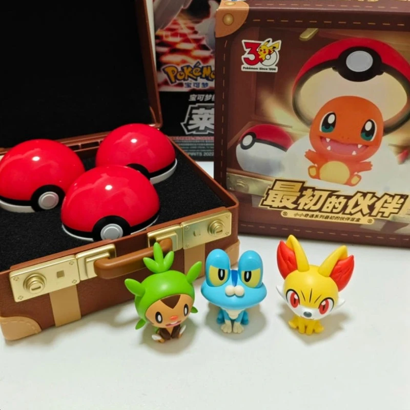 Funism 30th Anniversary Blind Box Cute Figure All Generations Starter Pikachu Mini Ornament Matching Collectible Toys Decor Gift