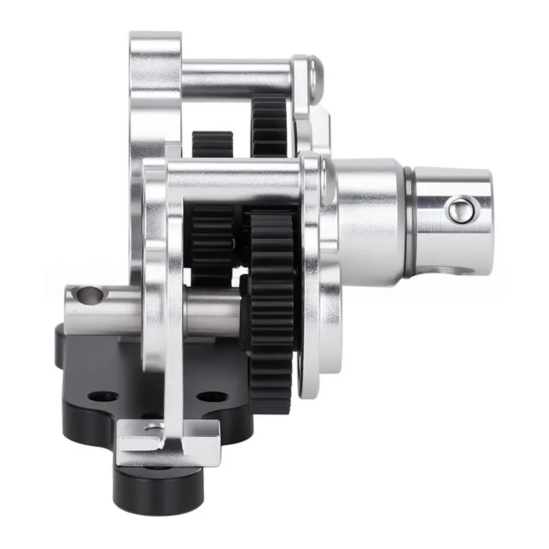 WOWFU-OD-4 Transmission LCG Gearbox With Slipper Pad For 1/10 Cheater For Caper Rigs Capra Axle DIY Chassis Upgrade Parts