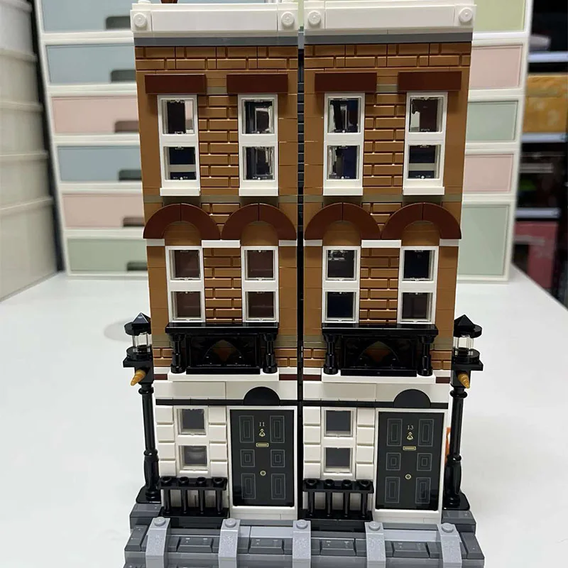 Grimmauld Place MOC Modular Street View Model Custom Puzzle Architecture DIY Assembly Building Blocks Collection Gifts