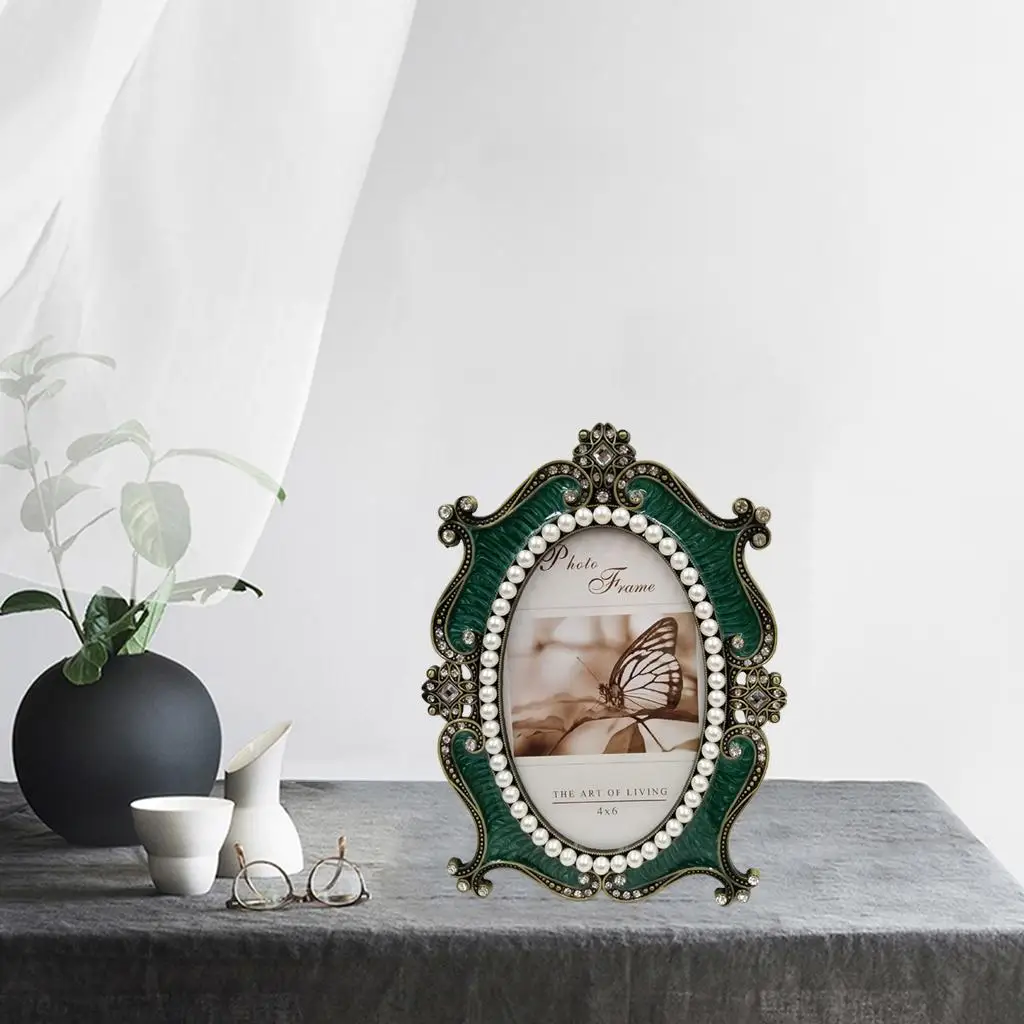Vintage Photo standing Tabletop Photo Display Horizontal Vertical