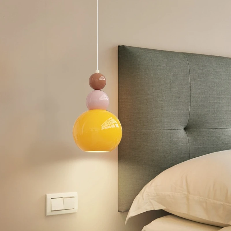 

Italian Designer Simple Tanghulu Chandelier Nordic Originality Petal Home Decoration Bedroom Restaurant Coffee Shop Pendant Lamp