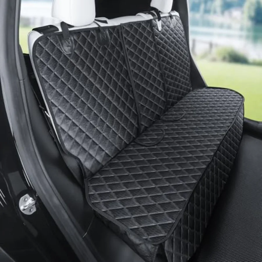 

2024 Upgraded for Tesla Dog Car Seat Cover Protector Rear Seat Covers for Back Seat Wear-Resistant Kick Seatback Mats for Tesla