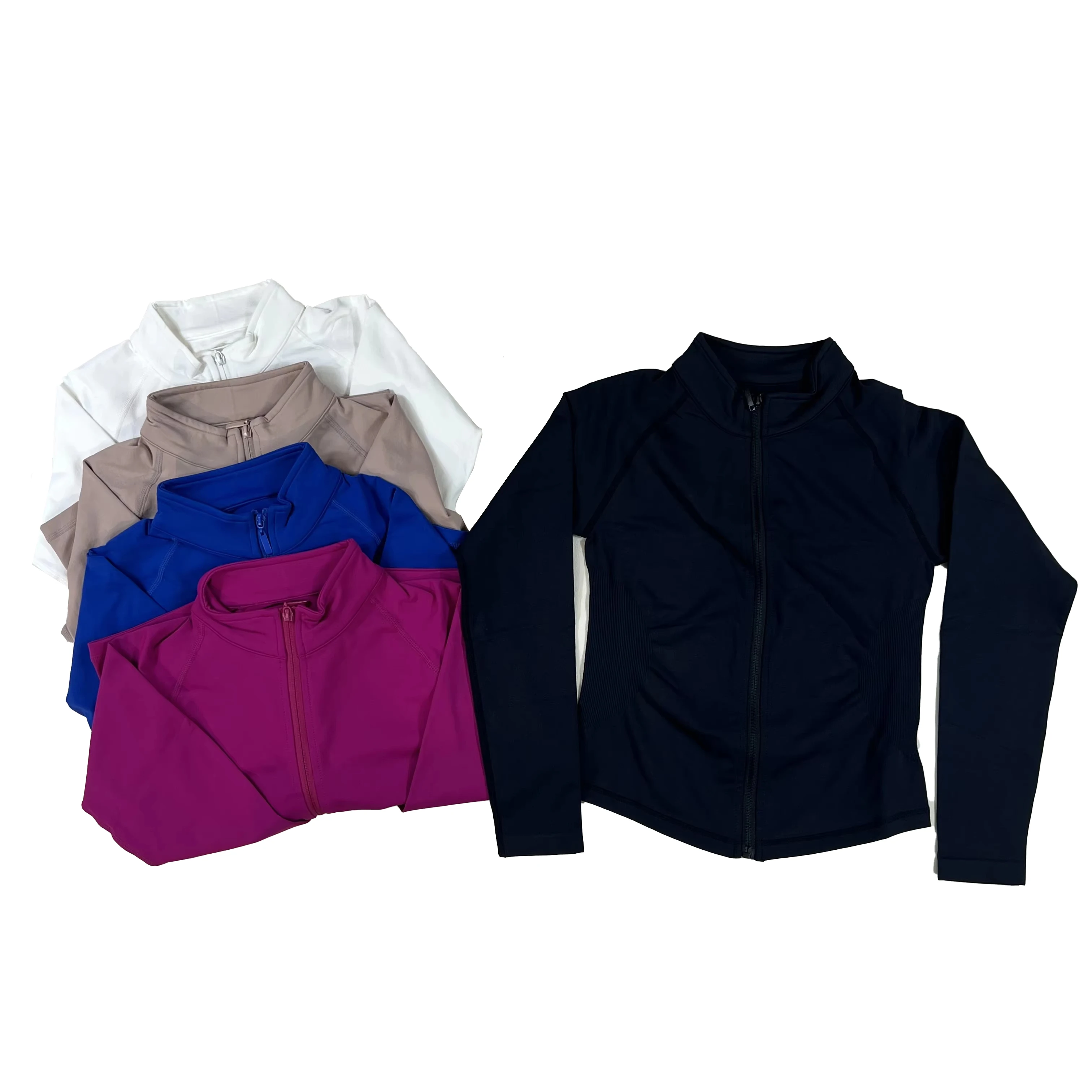 

Yoga Zipper Jacket Ladies Outdoor Fitness Sports Top Tight-fitting Quick-drying Yoga Suit Sports Fitness Comfortable Top