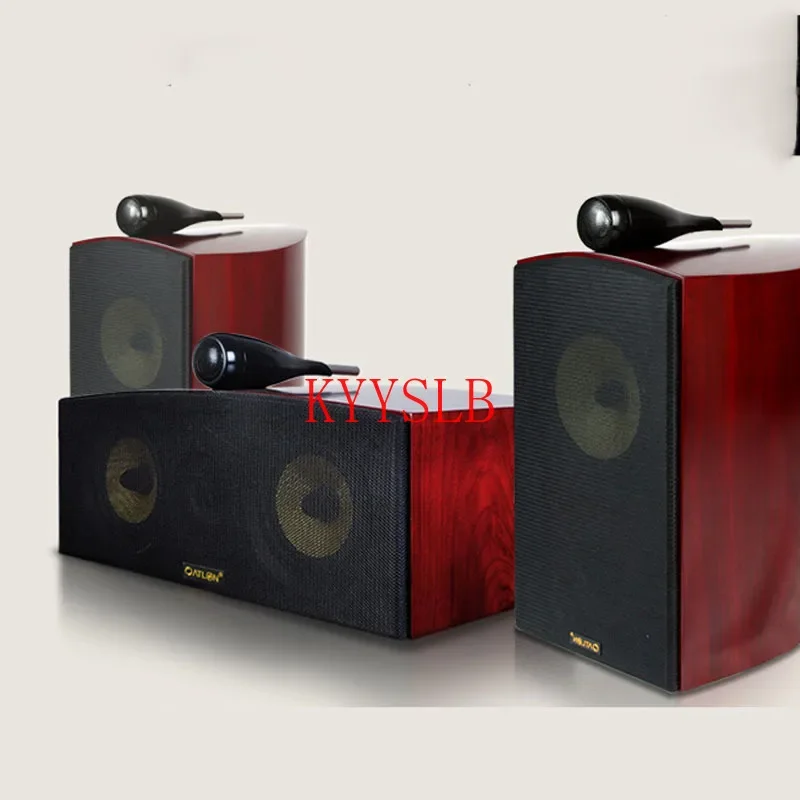 Altavoces envolventes centrales de alta fidelidad de 150W y 5,5 pulgadas, juego de altavoces centrales pasivos para cine en casa, altavoz de alta fidelidad de alta potencia, altavoz de estantería