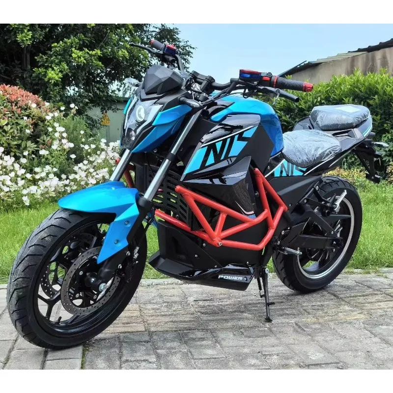Krono Wild New 3000W 40A Electric Motorcycle Sportbikes High Performance 90km/h Cruise Range 90km