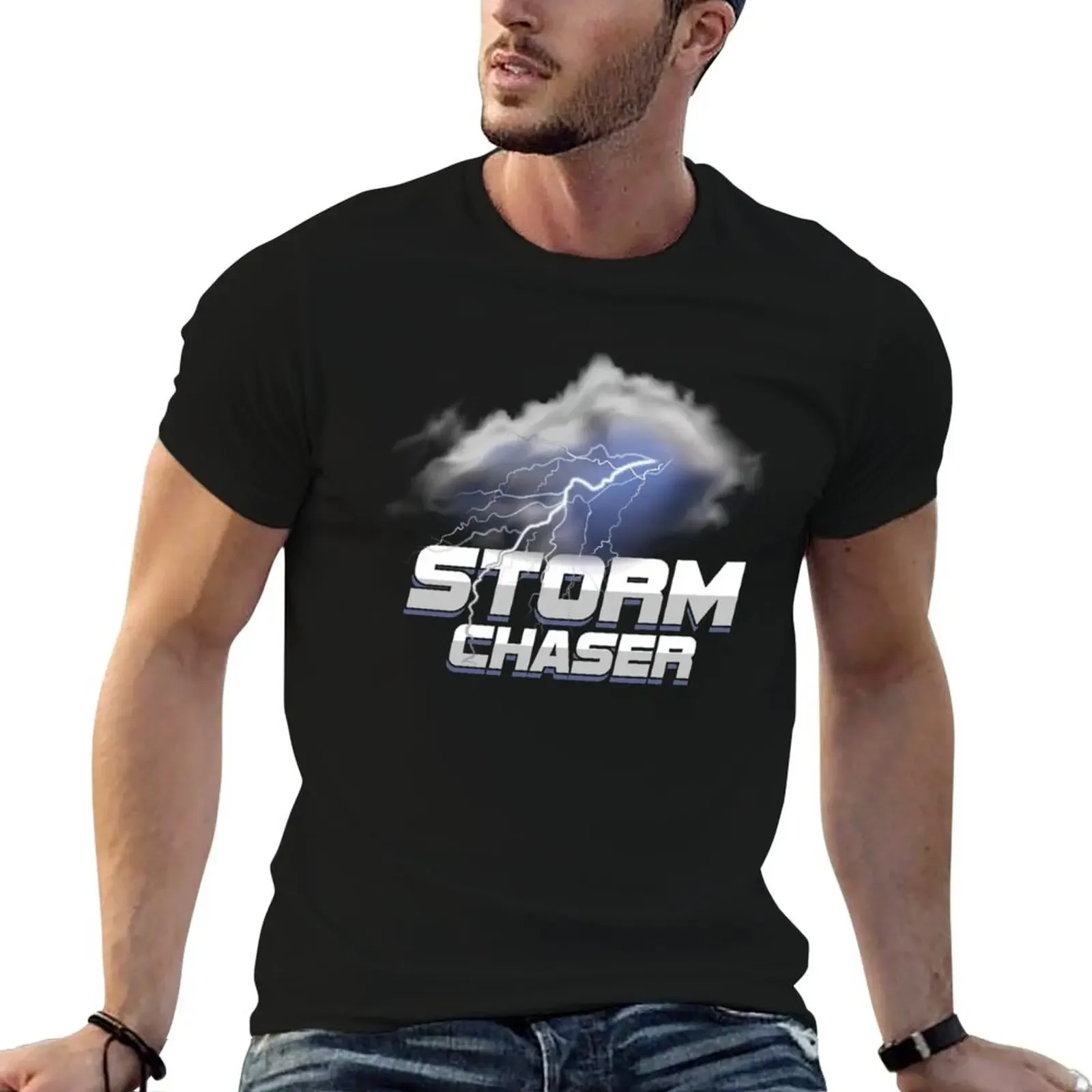 Meteorologist Storm Chaser Weather Meteorology T-Shirt blanks shirts graphic shirts graphic tee men