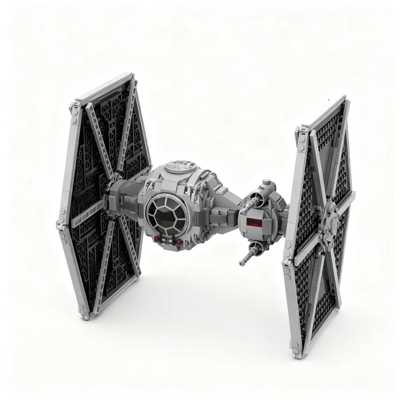 

911PCS Star Battle Movie MOC TIED Brute Imperial Space Fighter Model DIY Creative Ideas Child Toy Assembly Puzzle Birthday Gift