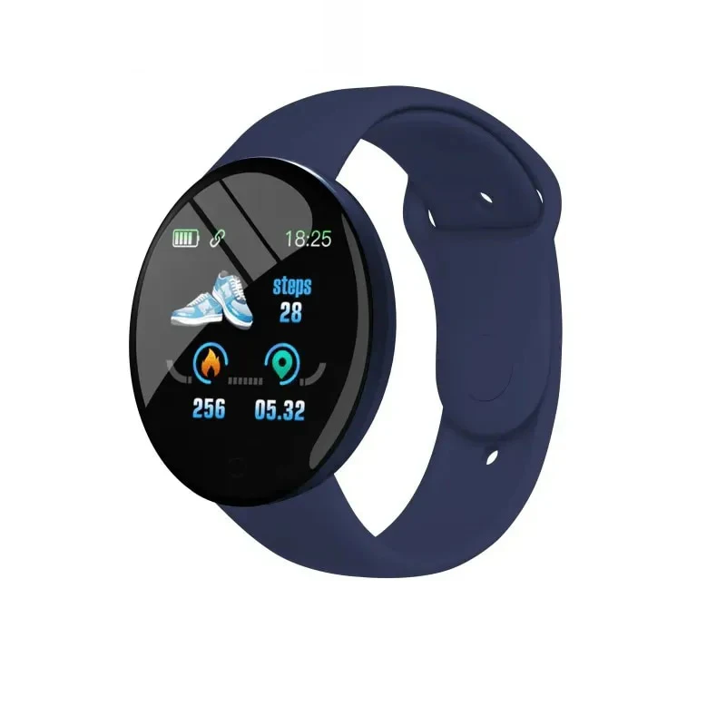 D18 Smartwatch Circular Color Screen With Multiple Sports Modes Call Information Reminder Photo Taking Music Smart Bracelet D20