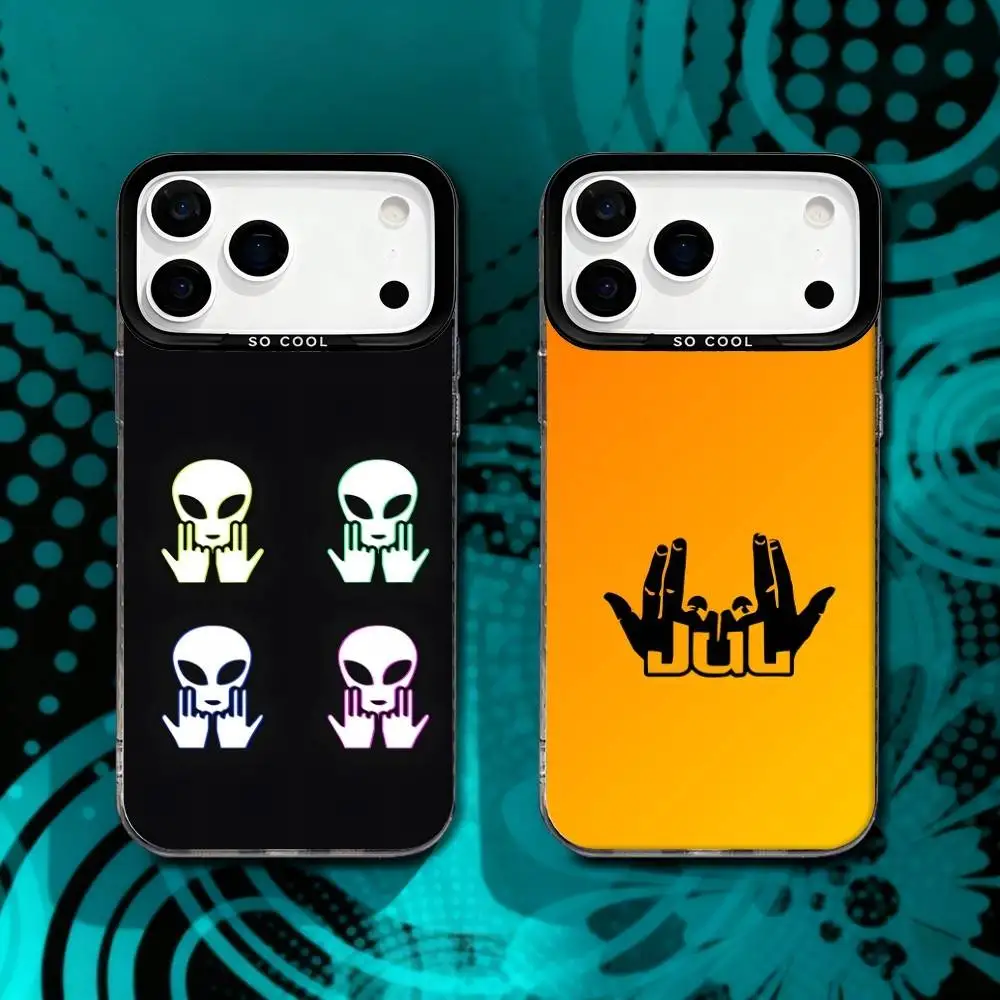 

Love J-Jul 2025 Rapper For iPhone 17,16,15,14,13,12,11,X,8,7,Pro,Max,Plus,SE4,Air,Mini Durable Hard Shell Matte