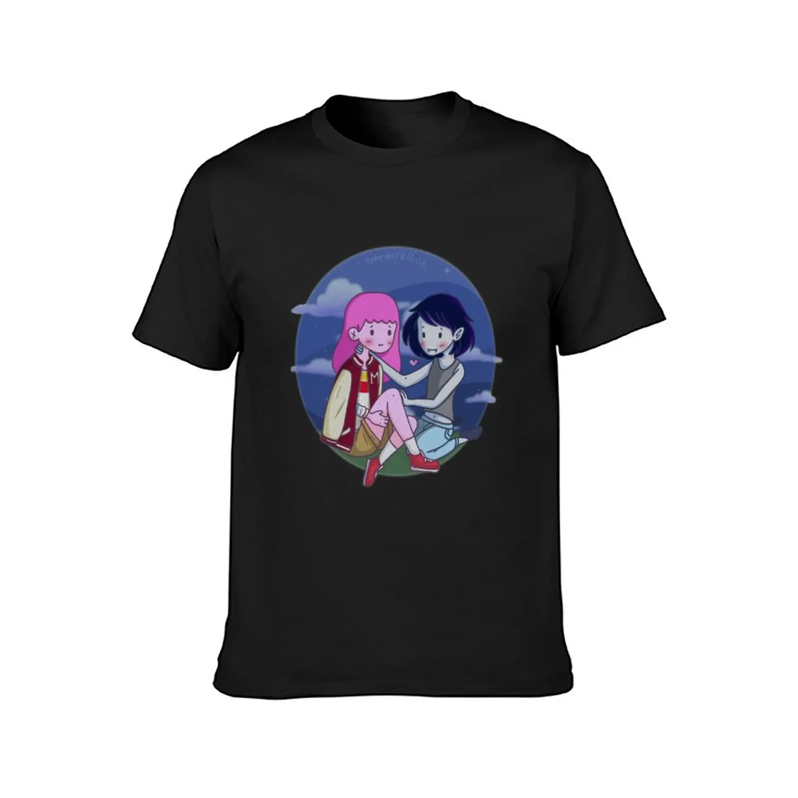 Bubbline at Night T-Shirt hippie clothes customs men clothing