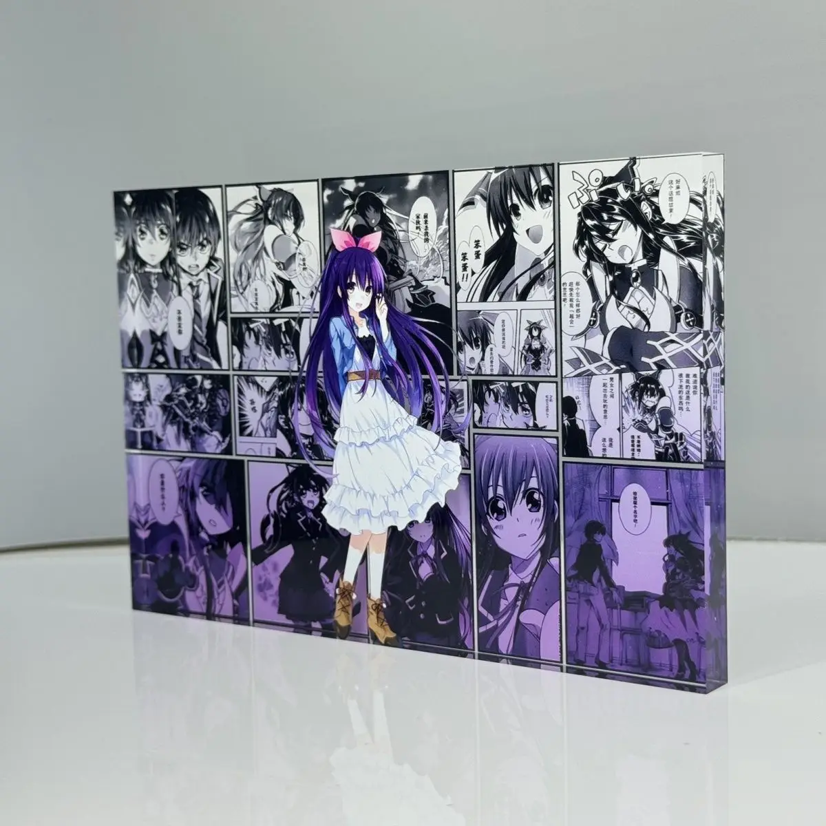 تاريخ لايف Tohka Kurumi Himekawa Yoshino Mayuri حامل أكريليك محيطي أنيمي مخصص طوب أكريليك عالي الشفافية #6