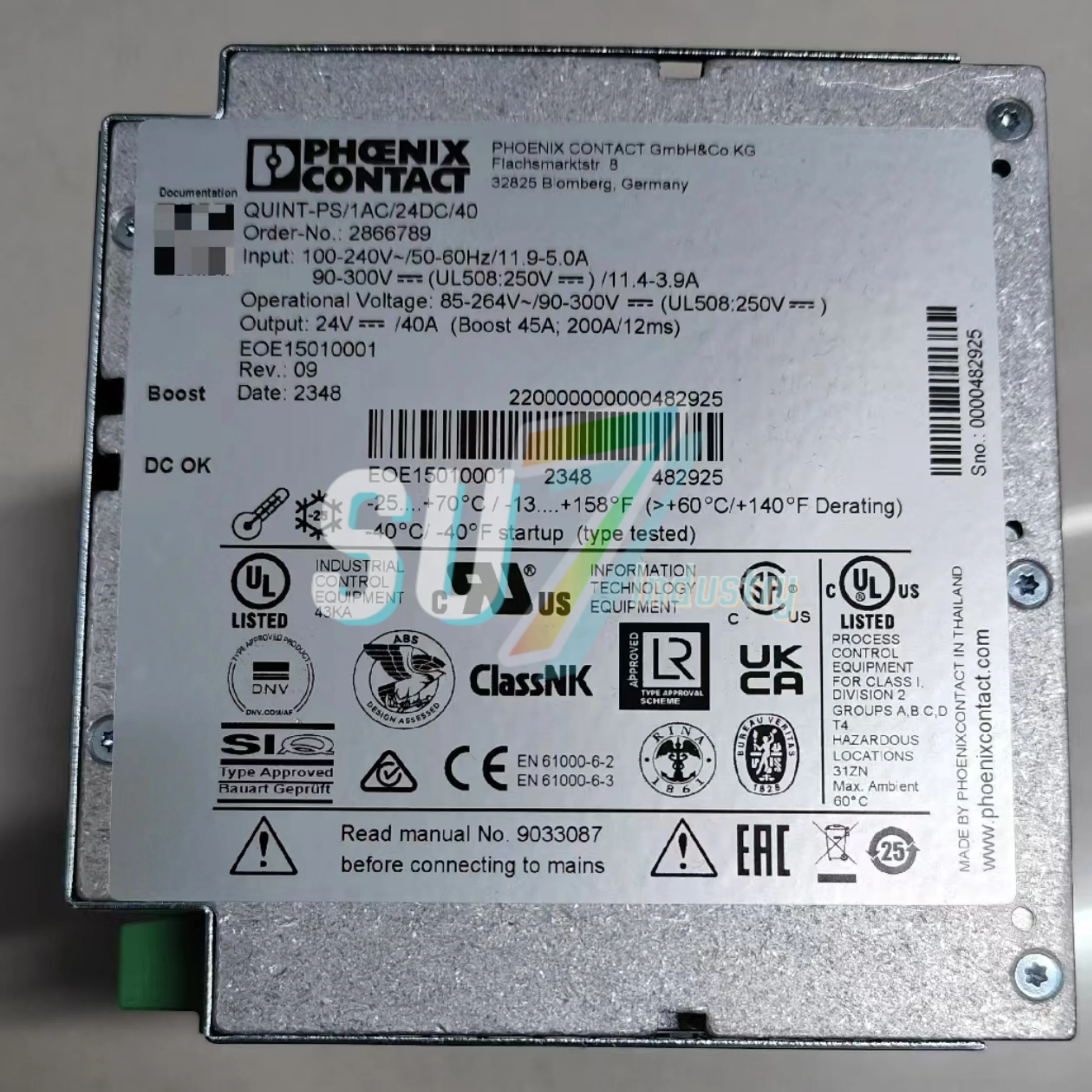 

Power Supply 2866789 New original