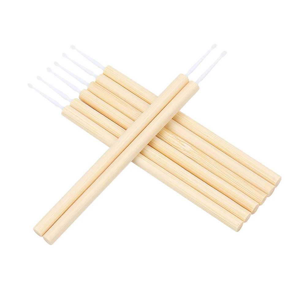 

50 Pcs Eyelash Grafting Bamboo Sticks Lightweight Cleaning Swabs Home Use Beauty Tools Makeup Eyebrow Brush Safe Practical