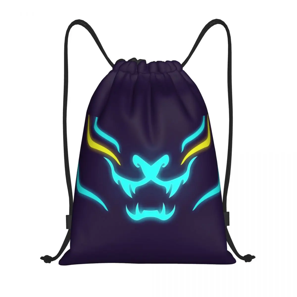 Custom LOL Akali KDA Tiger Drawstring Backpack Bags Women Men Lightweight Legends Battle Game Gym Sports Sackpack Sacks for Yoga