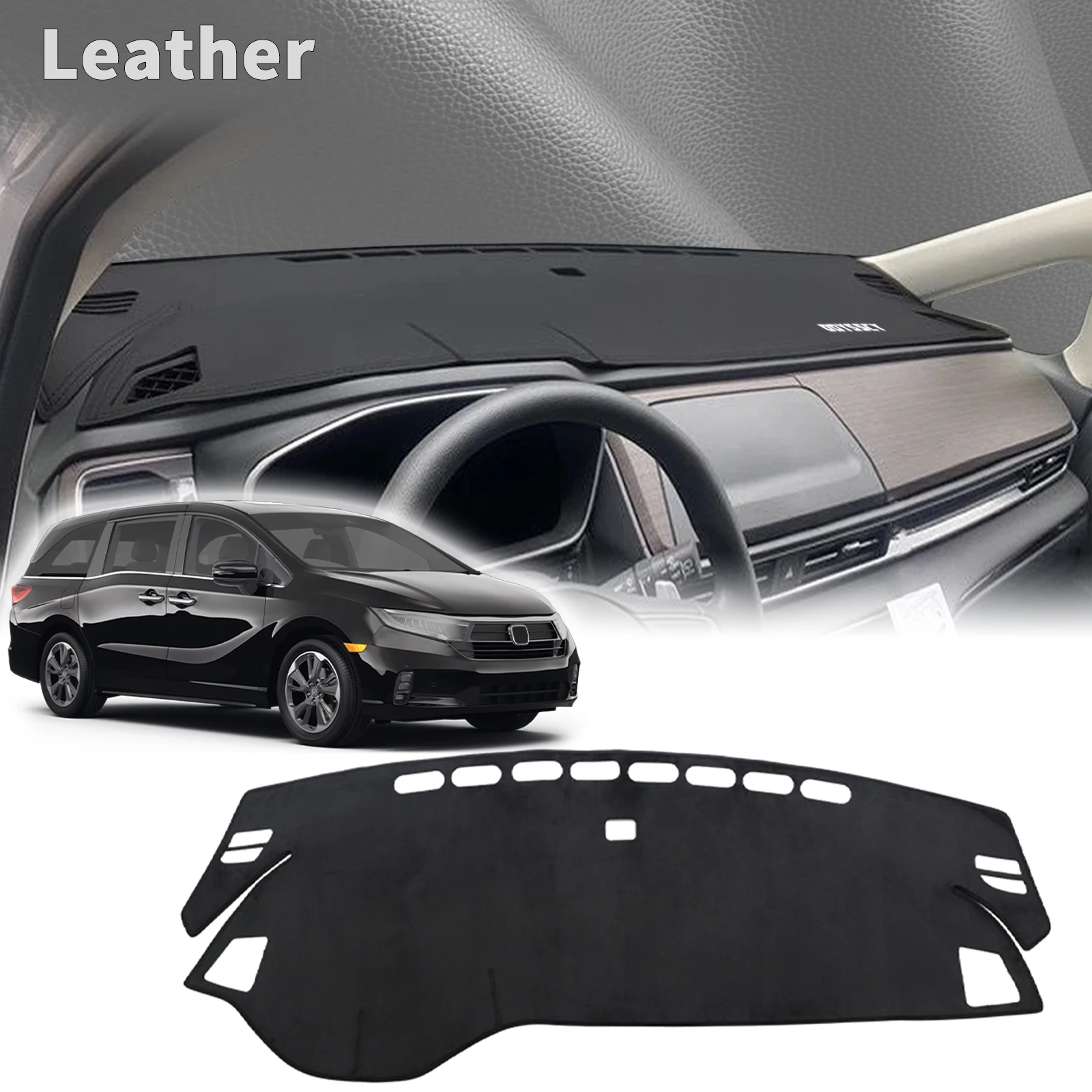 

fit for Honda Odyssey 2022 2021 2023 2024 LOGO Car Accessories Dashmat Protective Carpet Dashboard Cover Pad DashMat Sunshade