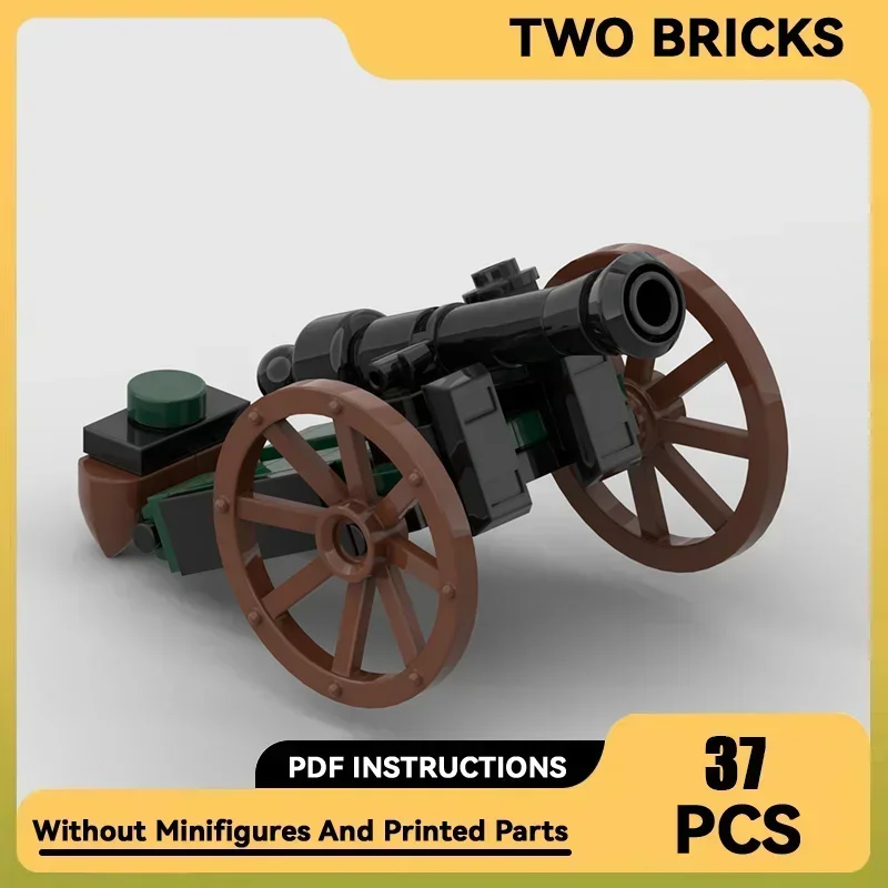 

Строительные блоки Moc, средневековые 12-фунтовые гаубицы, модель, технологические кирпичи, сборка «сделай сам», замок рыцаря «Черный сокол», игрушки для детей