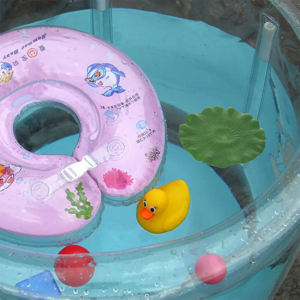 15 Piezas de Lirios Artificiales para Decoración de Estanques y Piscinas, Plantas Flotantes para Acuarios, Lirios para Decoración de Piscinas, Artículos para Mascotas