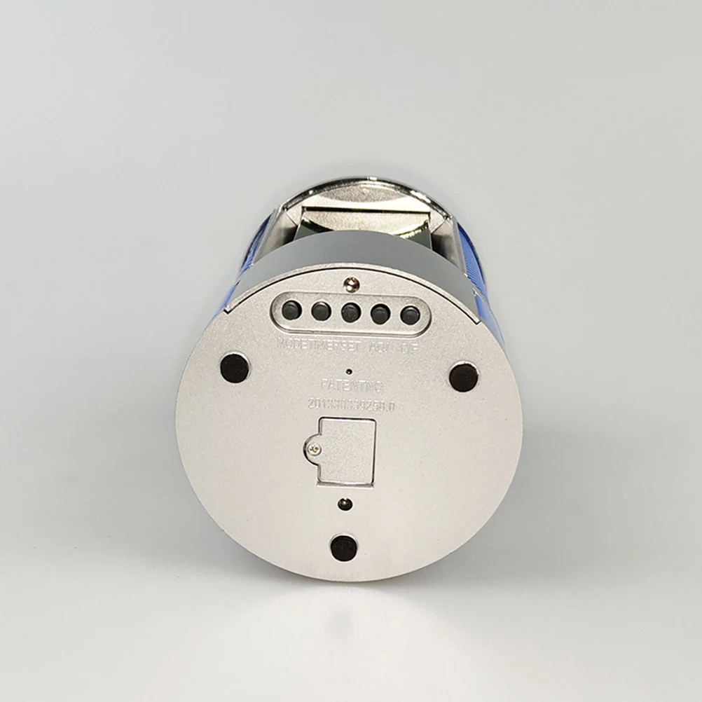 

Perpetual Calendar Pen Holder Plastic Metal Multifunction Desk Organizer Clock Time Date Temperature Display Storage