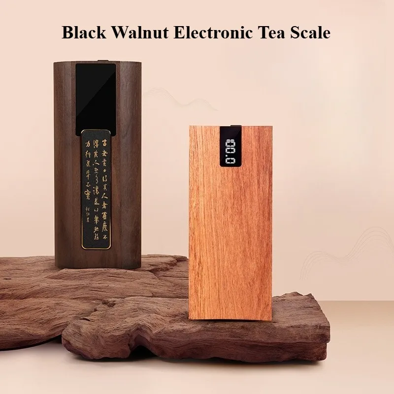 

Домашние портативные электронные весы из цельного дерева, чайные весы Pu Erh, специальный подарок, креативный орнамент