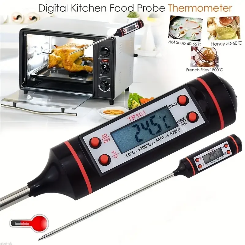 Food Thermometer Baking Temperature Measurement Electronic Probe Kitchen Cooking Temperature Measurement Pen