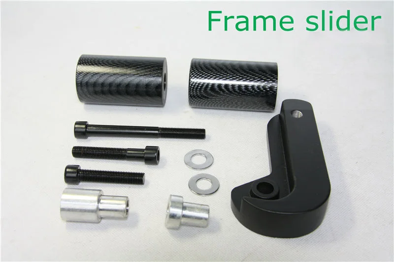 

For 2006 2007 2008 Suzuki GSX-R GSXR 600 750 K6 Motorcycle bike No Cut Frame Slider Crash Protector Black / Carbon