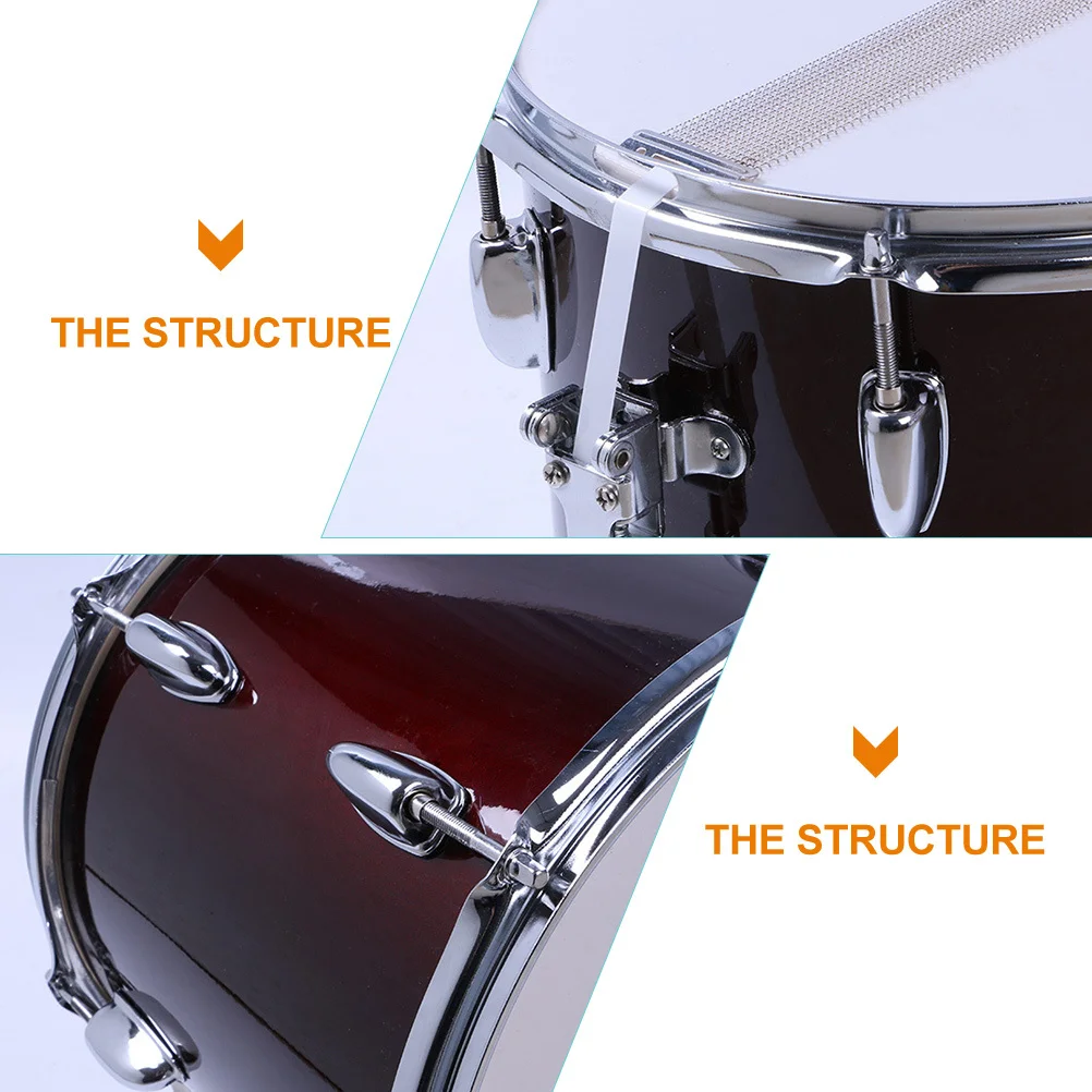 

2Pcs Snare Drum Lug Metal Claw Connectors Replacement Parts for Bass Snare Drum Set Accessories Replacement Lugs