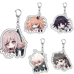 Danganronpa Double Sided Acrylic Keychain Fans Collection Anime Game Figures Nanami ChiaKi Nagito Komaeda Pendant Cute Trinket