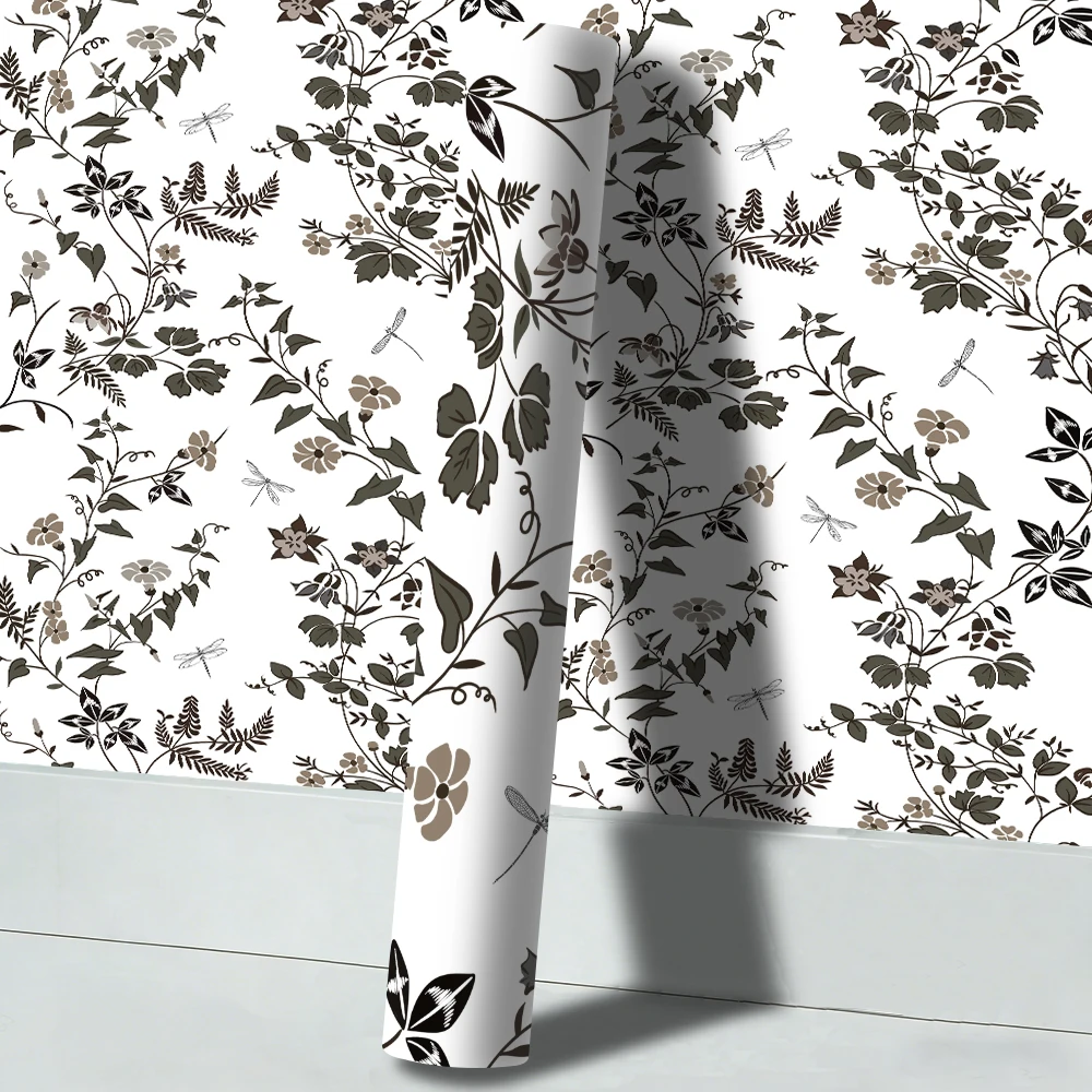 

Botanical Wall Decals 44x300cm Self Adhesive Removable Wallpaper Stickers for Living Room Bedroom Home Renovation