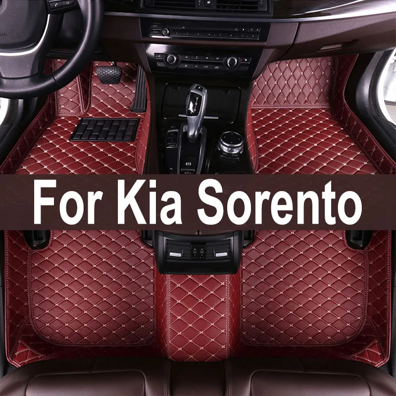 

Автомобильные коврики для Kia Sorento Seven сиденья 2013 2014 Пользовательские Автомобильные подкладки для ног автомобильный коврик покрытие аксессуары для интерьера