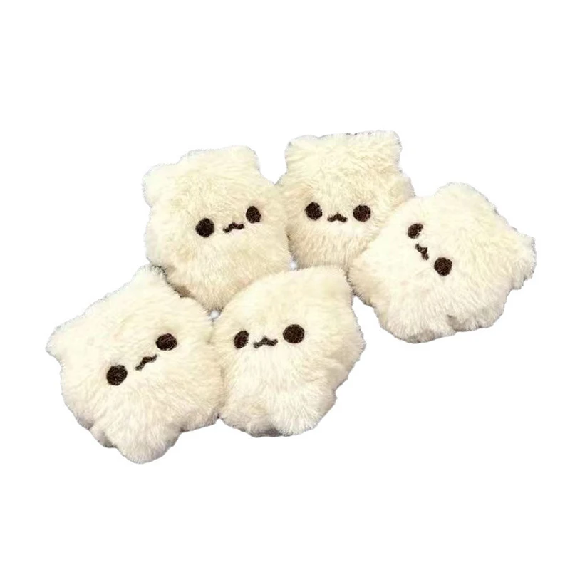 سلسلة مفاتيح دمية دب قطيفة لطيفة وحلوة قابلة للعصر، تعليقة مفاتيح دمية محشوة مبتكرة ومضحكة، زينة معلقة عصرية للحقيبة، هدايا