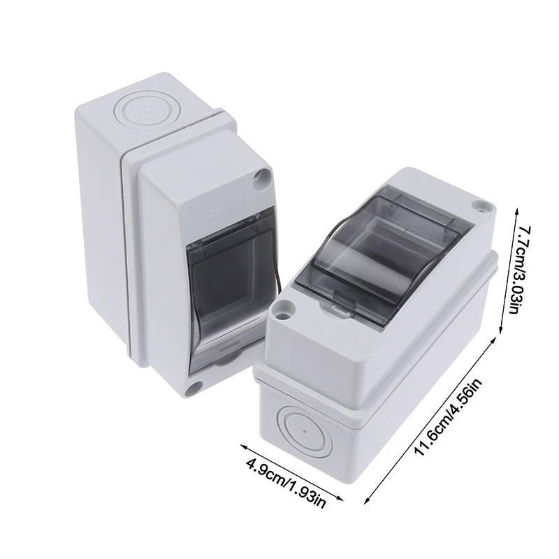 Caja de protección de distribución de energía, caja de disyuntores, caja de distribución impermeable para estaciones de energía de talleres de hoteles, 2/1 unidad