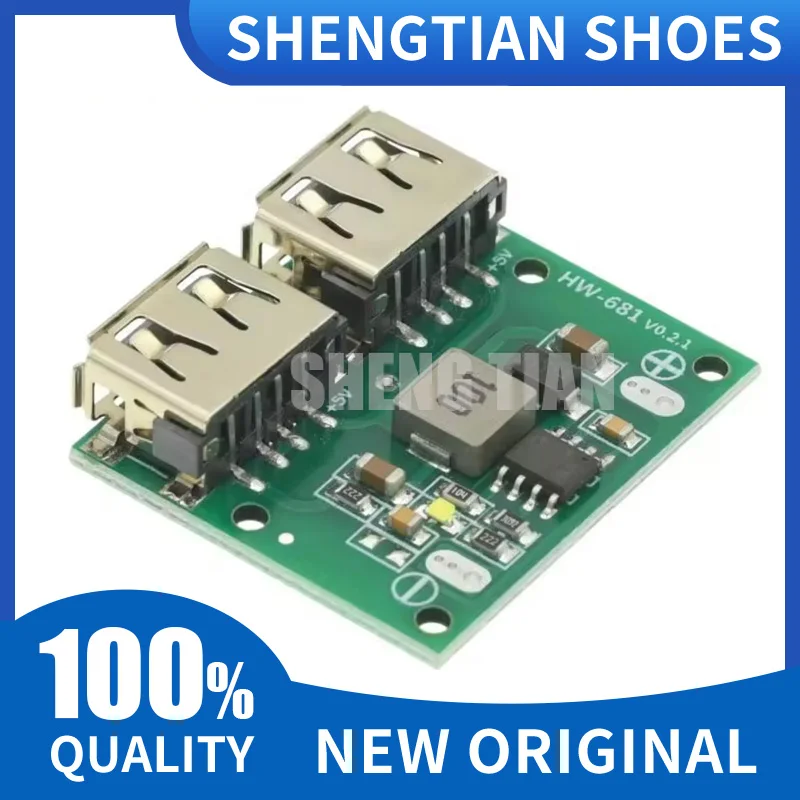 9V 12V 24V To 5V DC-DC Step Down Charger Power Module 2 Double Dual USB Output Buck Voltage 3A Car Charge Charging Regulator