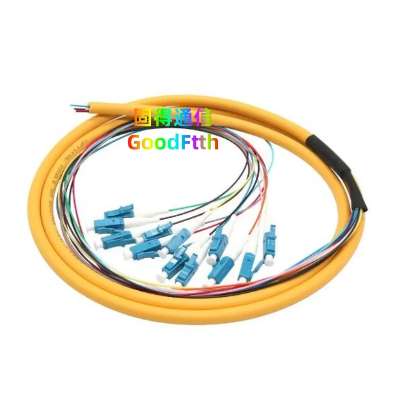Fiber Pigtail LC UPC SM G652D G657A1 G657A2 12Core Distribution  Bundle Cable 12  Core GoodFtth
