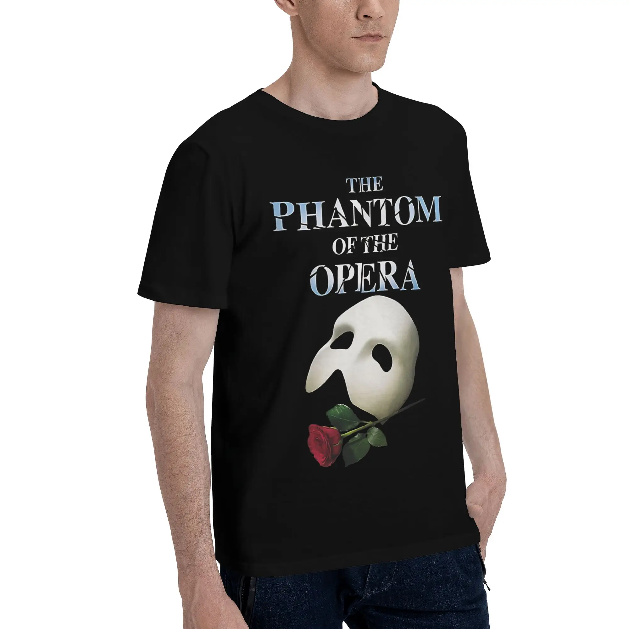 Phantom of The Opera Merch Unisex T Shirt 100% Cotton Tee New Arrival  Tops T-shirt