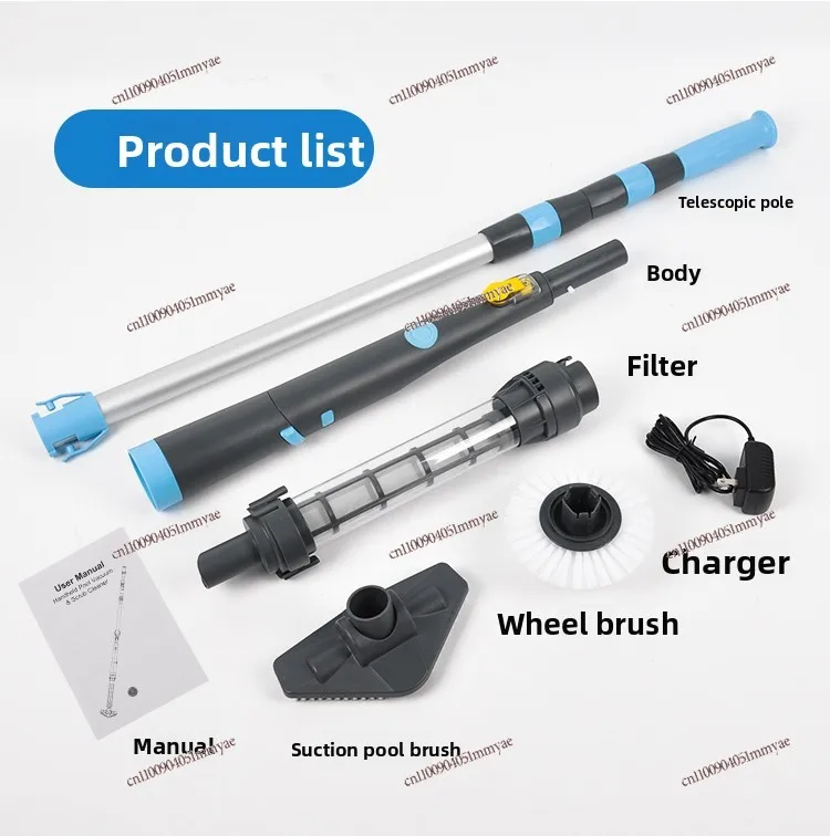 

Swimming pool sewage suction machine manual rechargeable wireless lightweight handheld vacuum cleaner special cleaning tool