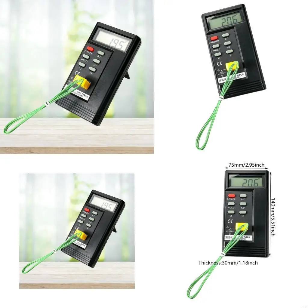 G92C High Accuracy Temperature Meter Electronic Device for Various  Industrial Setting
