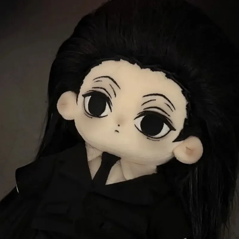 

Stuffed 20cm Novel HxH Illumi Zoldyck Cosplay Cartoon Plush With Skeleton Doll Dress-up Toys for Kids Birthday Gift