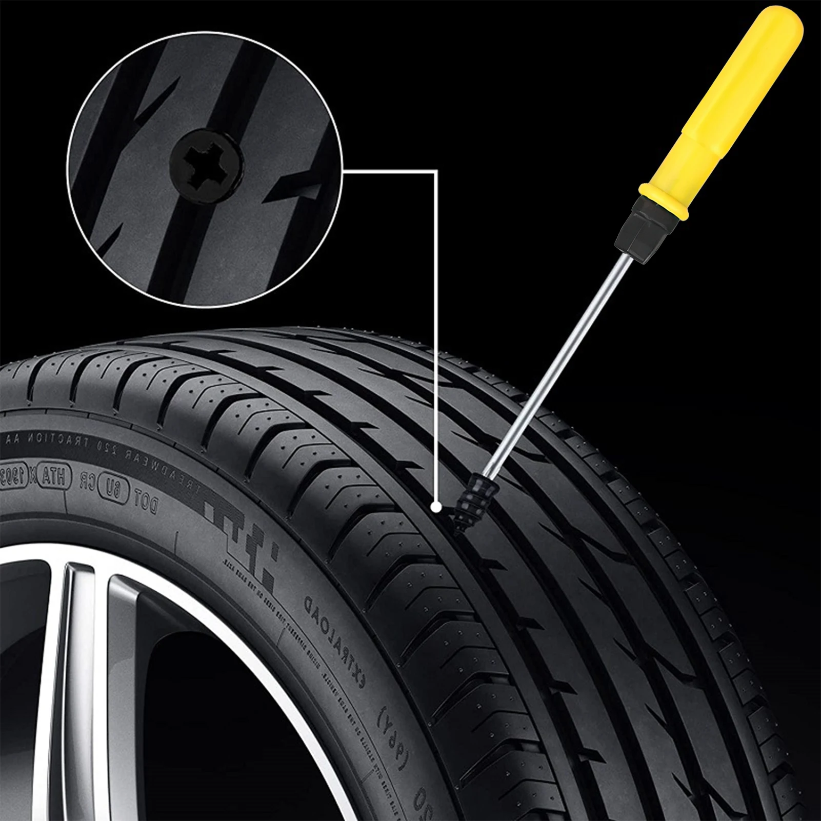 

100pcs Tire Puncture Repair Nails Durable Car Wheel Tire Puncture Repair Nails for Car Repair Accessories