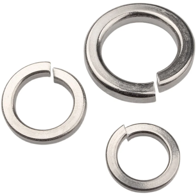 M1.6M2M2.5M3M4M5M6M8M10M12M14M16M18M20M22 304 Stainless Steel Spring Washers Split Lock Washers
