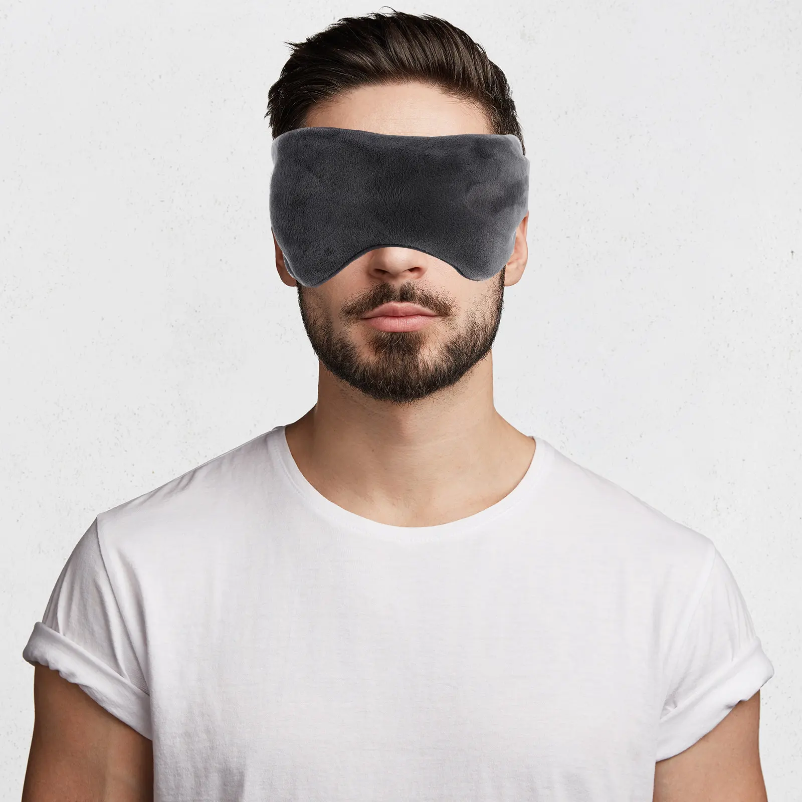 

Gravity Eye Mask Heatable Eyeshade Sleep Blinder Blackout Nap Blindfold Stretchy Design Anti Deform Travel Home Hotel Light