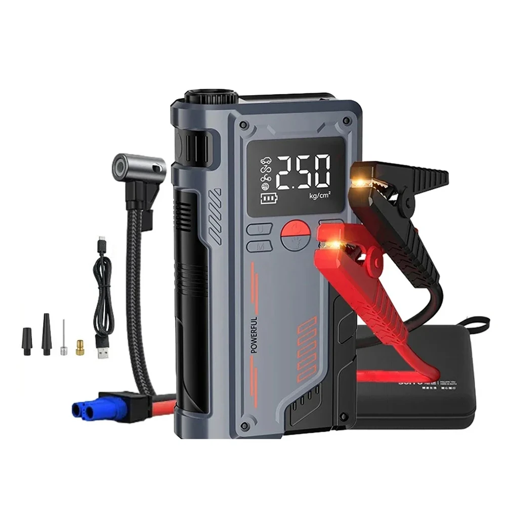 4 في 1 سيارة الانتقال يبدأ مع 150PSI ضاغط الهواء 20000mAh المحمولة الداعم شاحن 1000A الوقود بطارية السيارة بدء الكاميرا #1