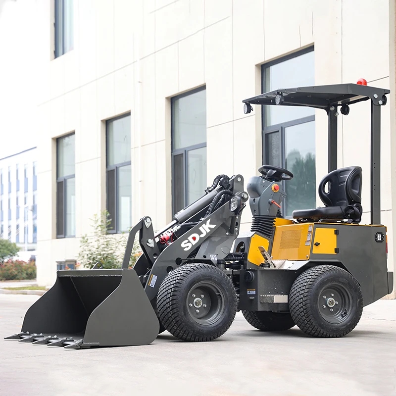Compact Wheel Loader Hot Selling Four Wheel Drive All Terrain Transport Loader Customizable CE/EPA Certified Mini Loader