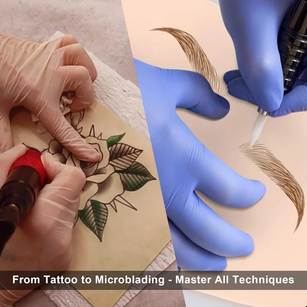 15/13/10/8/5/3/1 قطعة الوشم ممارسة الجلد فارغة وهمية الوشم الجلد الجلود الاصطناعية للمبتدئين الوشم الجلد وهمية أداة تمرين