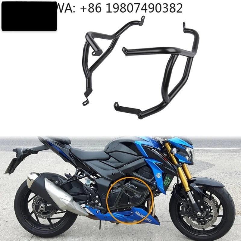XXUN Motorcycle Parts Engine Guard Bumper Frame Slider Fairing Falling Protector Fit GSXS750 GSXS 750 2017‑2022