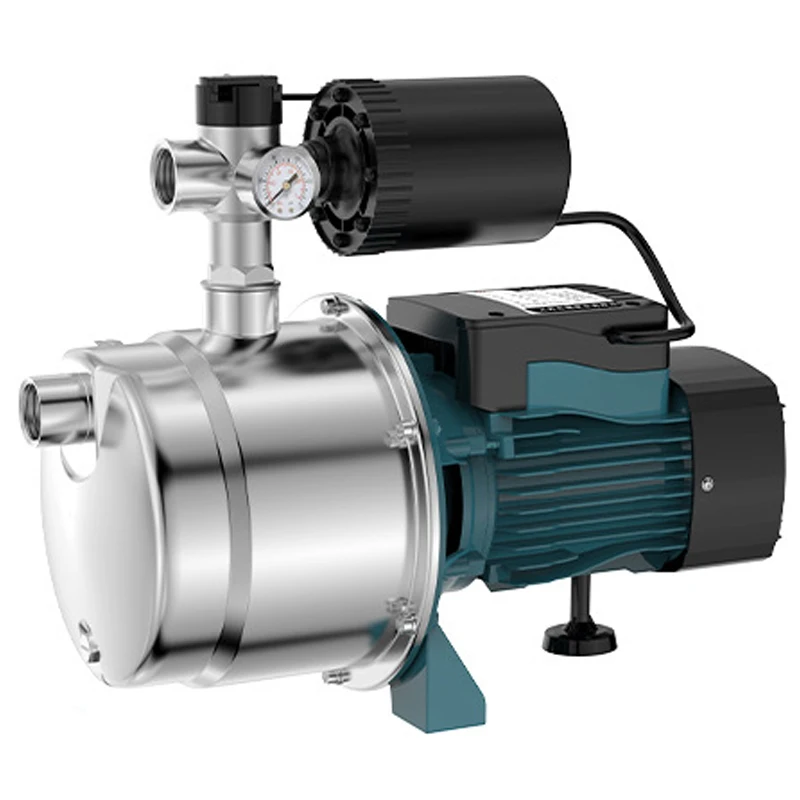 Bomba de agua automática para el hogar, accesorio de acero inoxidable, autocebante, silencioso, 370W/1500W
