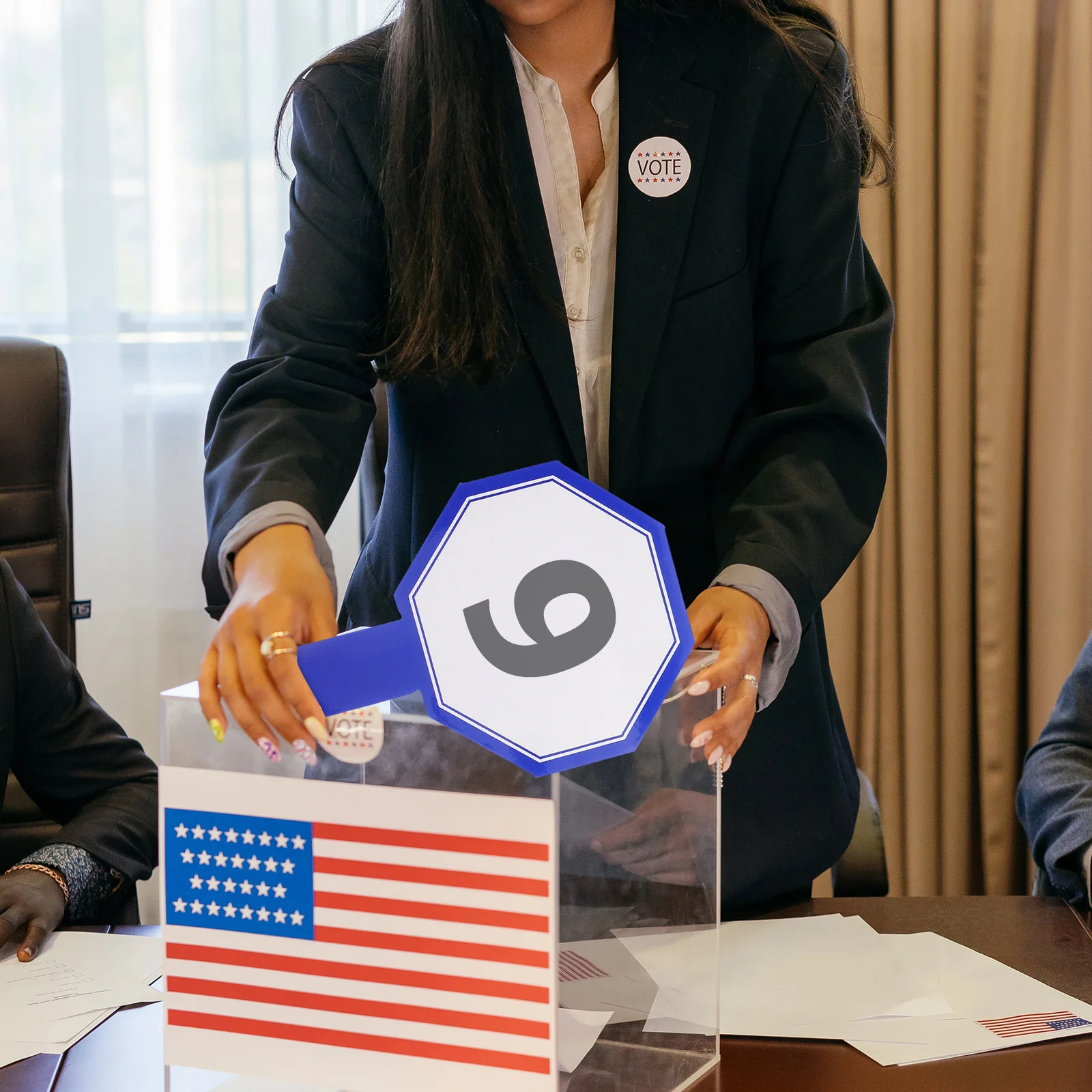 2 قطعة مجاذيف المسح الجاف المحمولة لوحات بيضاء صغيرة مزدوجة الوجهين قابلة لإعادة الاستخدام لوحات النتائج الفصول الدراسية ألعاب التصويت للطلاب #1