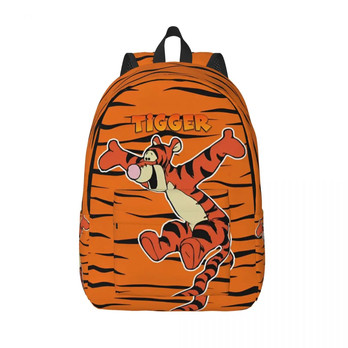 

Winnie The Pooh Tigger Teenage Backpack Sports Student Work Cartoon Cute Daypack for Men Women Laptop Shoulder Bag